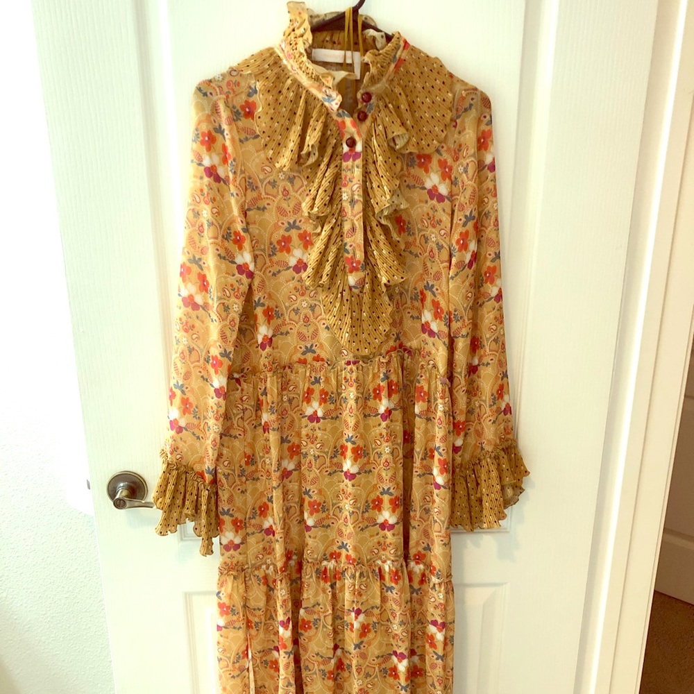 SEE BY CHLOE frilled romantic bohemian long dress